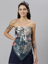 Botanic Scarf & Bag Scarf Set - TOSSIDO