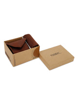 Brown Striped Necktie & Pocket Square Giftset - TOSSIDO