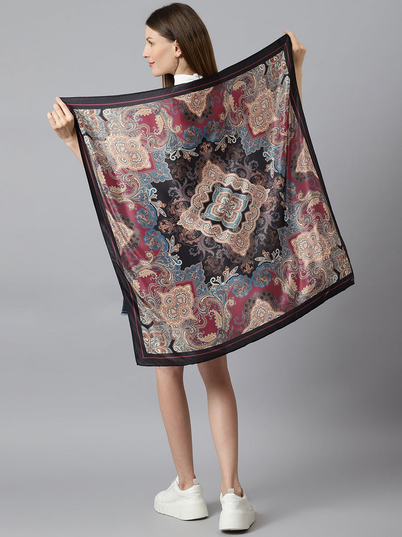 Classical Bar Scarf and Bag Scarf Set - TOSSIDO