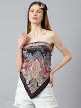Classical Bar Scarf and Bag Scarf Set - TOSSIDO
