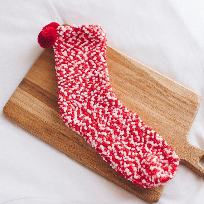 Cozy Cupcake Pom Pom Socks for Winter - TOSSIDO