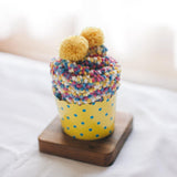 Cozy Cupcake Pom Pom Socks for Winter - TOSSIDO