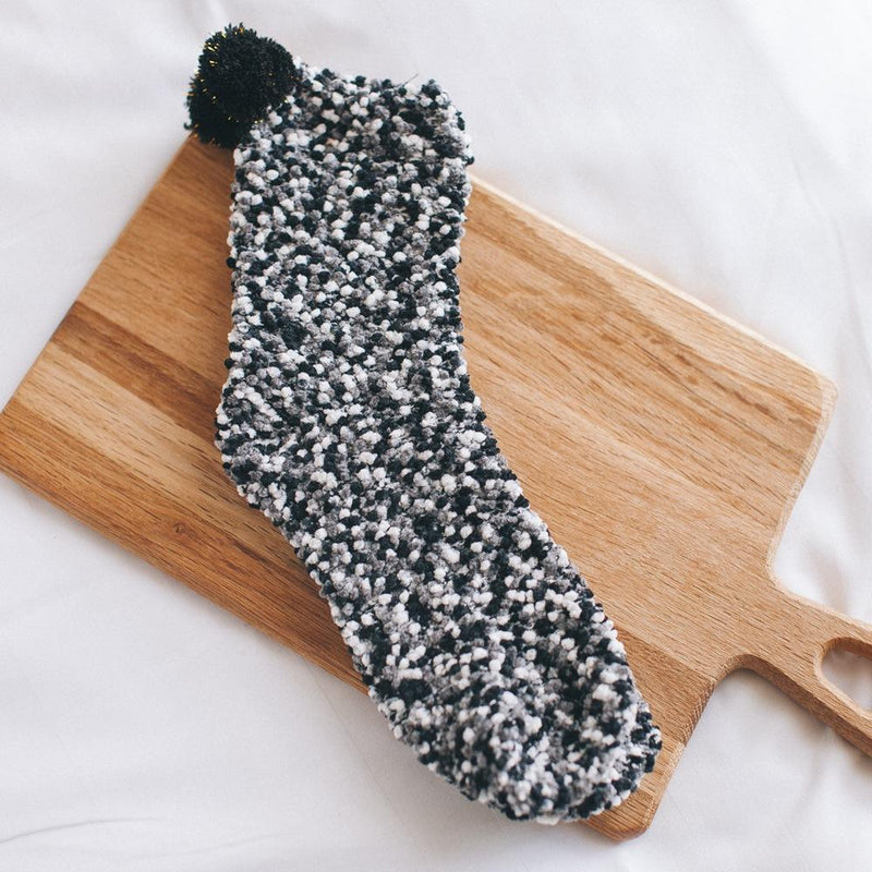 Cozy Cupcake Pom Pom Socks for Winter - TOSSIDO
