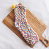 Cozy Cupcake Pom Pom Socks for Winter - TOSSIDO