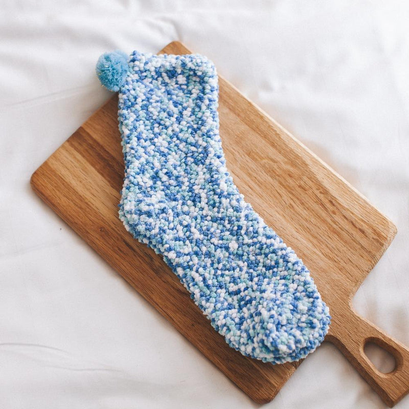 Cozy Cupcake Pom Pom Socks for Winter - TOSSIDO