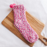 Cozy Cupcake Pom Pom Socks for Winter - TOSSIDO