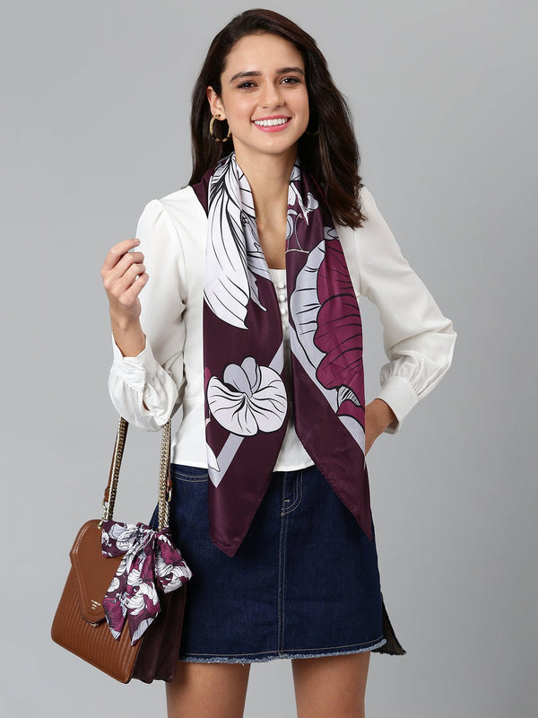 Dallying Scarf & Bag Scarf Set - TOSSIDO