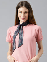 Dark Crown Scarf And Bag Scarf Set - TOSSIDO