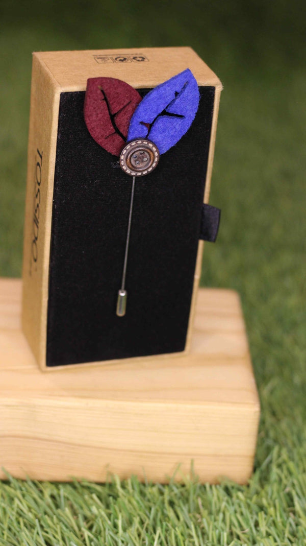 Dark Saxe Lapel Pin - TOSSIDO