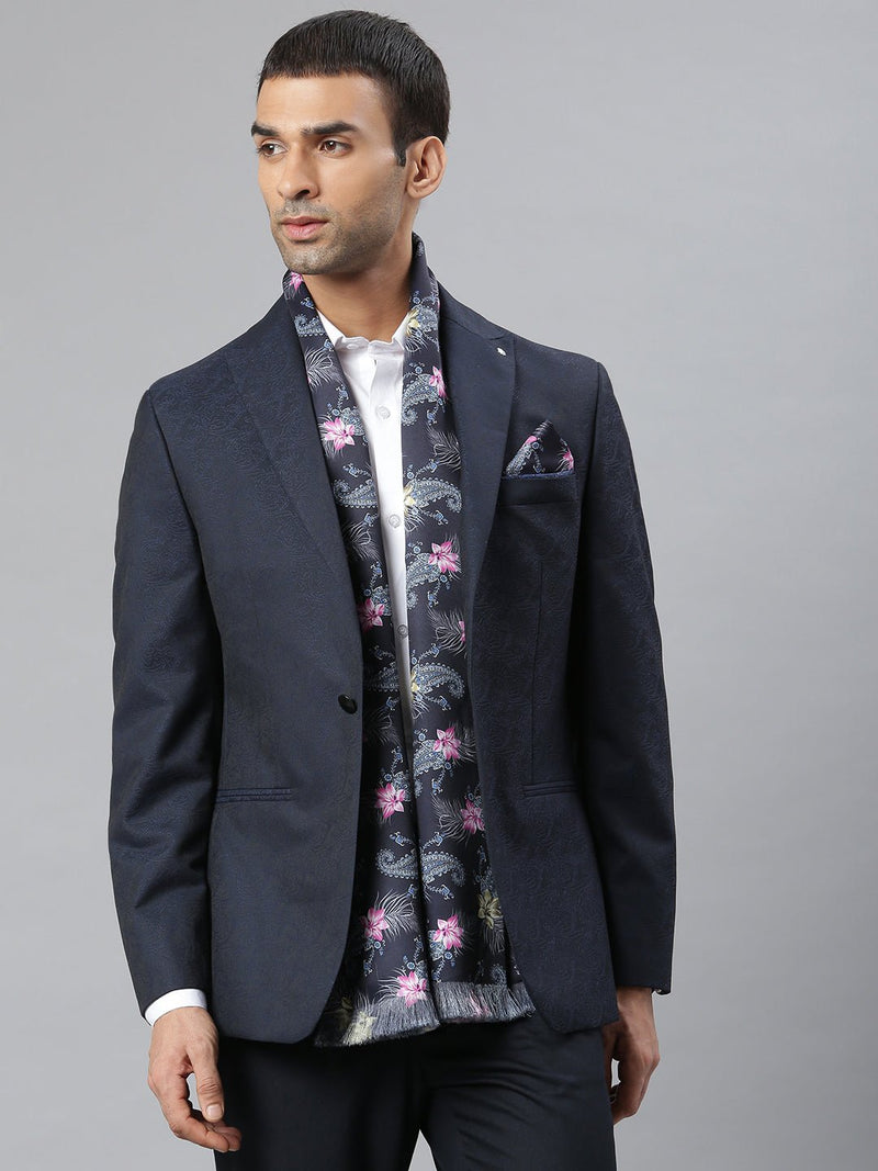 Ebon Stole & Pocket Square Set - TOSSIDO