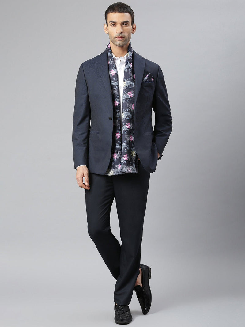 Ebon Stole & Pocket Square Set - TOSSIDO