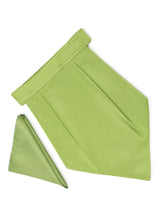 Emerald Green Cravat & Pocket square - TOSSIDO