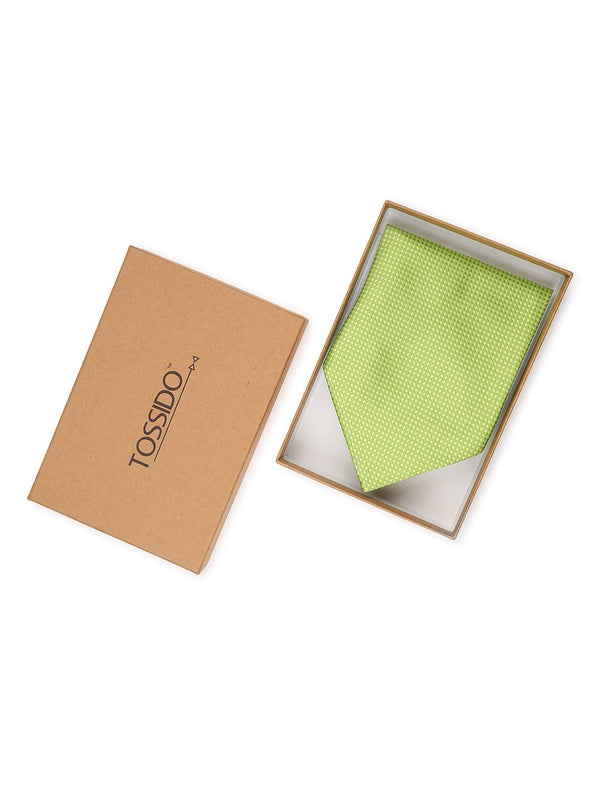 Emerald Green Cravat & Pocket square - TOSSIDO