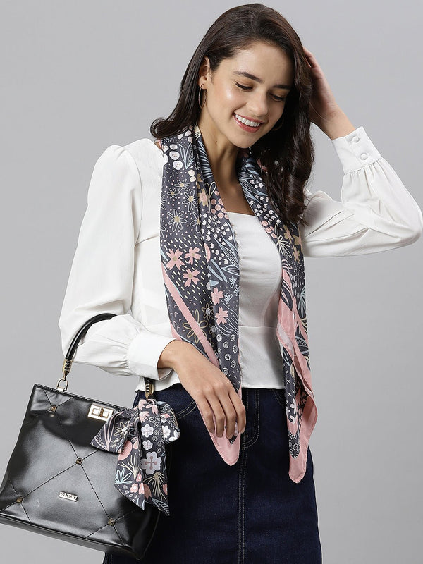 Flowerida Scarf & Bag Scarf Set - TOSSIDO