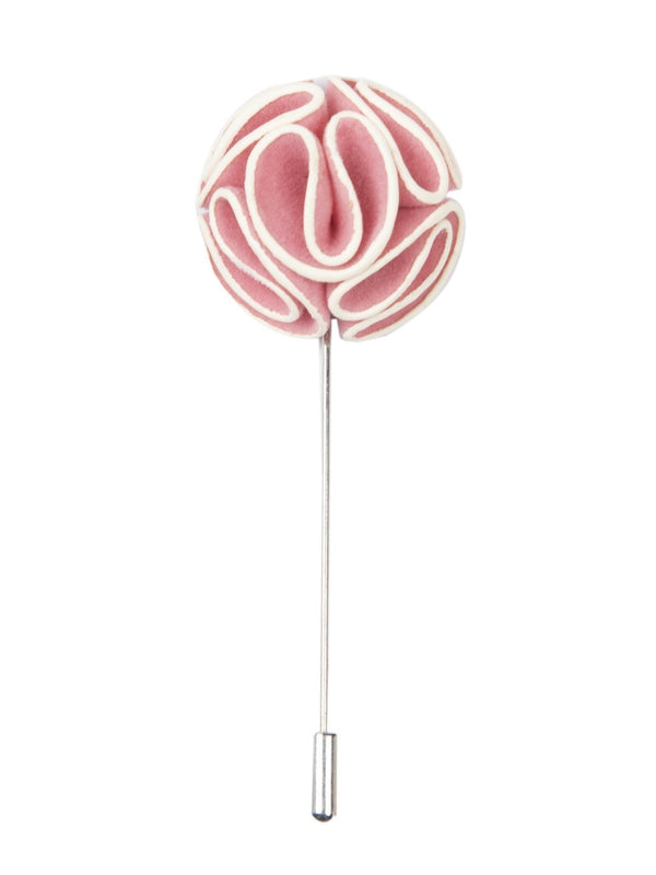 Flush Pink Lapel Pin - TOSSIDO