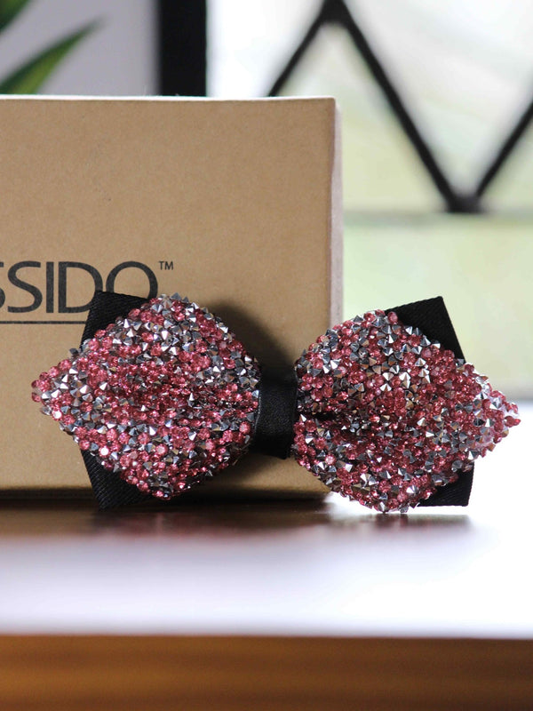 Fudge Rhinestone Bowtie - TOSSIDO