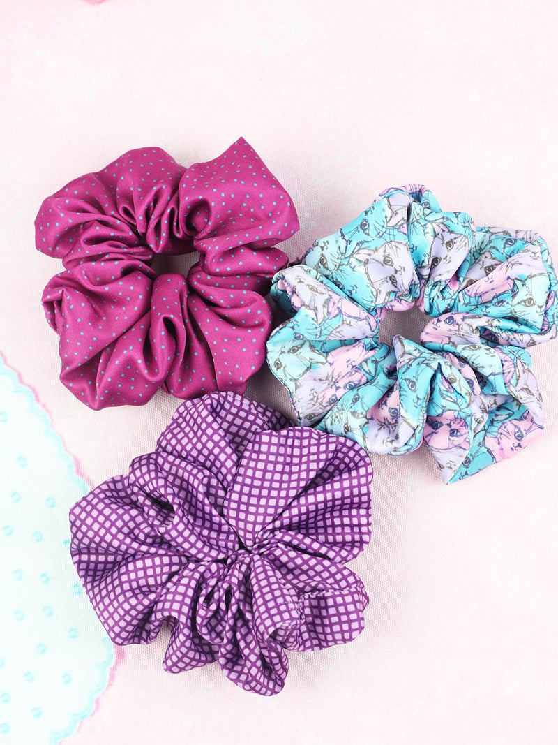 GLINT SCRUNCHIES SET - TOSSIDO