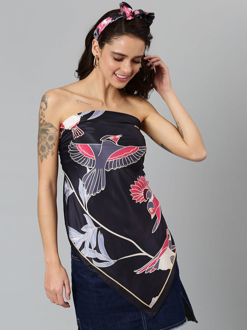 Hauteur Scarf & Bag Scarf Set - TOSSIDO