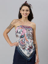 Herbaceous Scarf & Bag Scarf Set - TOSSIDO