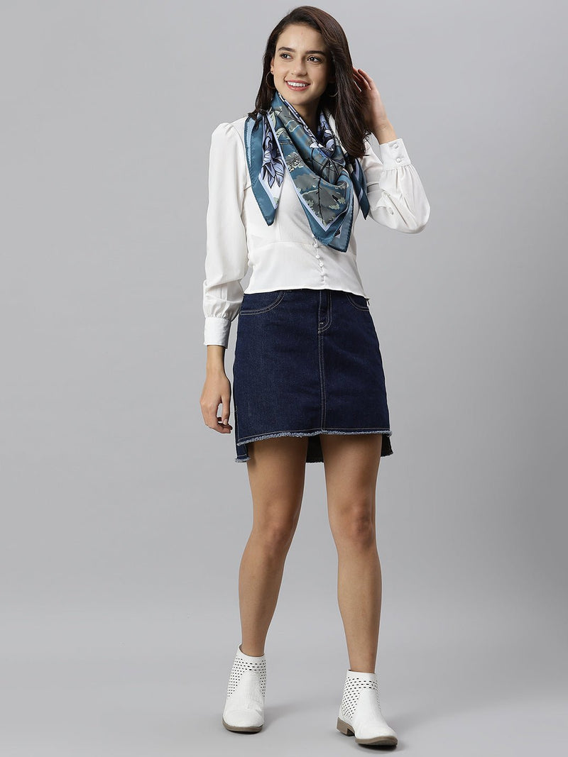 Inflorescence Scarf & Bag Scarf Set - TOSSIDO