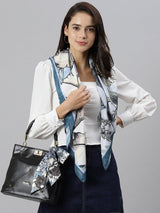 Inflorescence Scarf & Bag Scarf Set - TOSSIDO