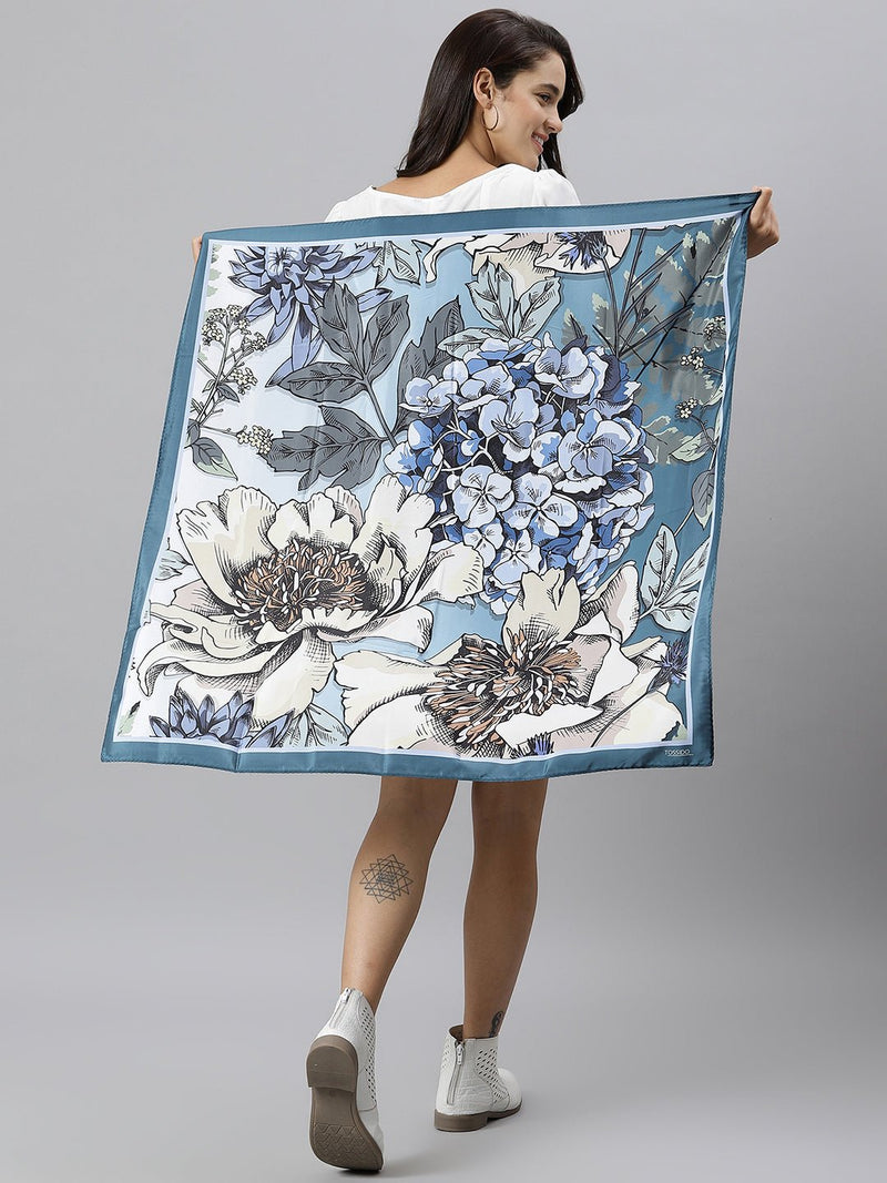 Inflorescence Scarf & Bag Scarf Set - TOSSIDO