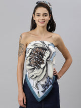 Inflorescence Scarf & Bag Scarf Set - TOSSIDO