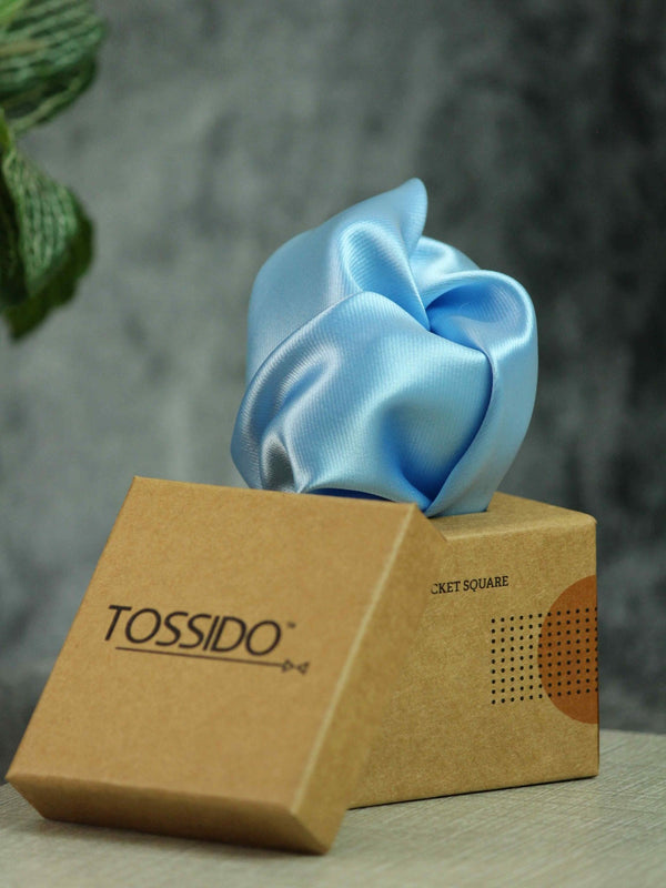 Jewel Teal Pocket Square - TOSSIDO