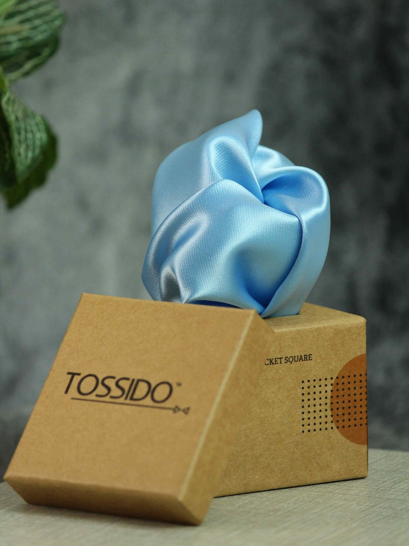 Jewel Teal Pocket Square - TOSSIDO