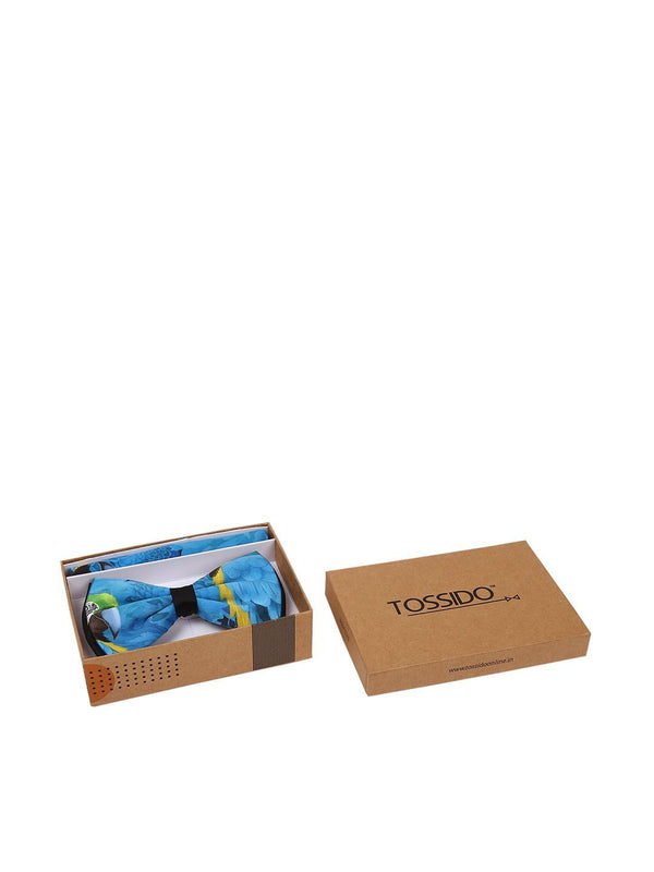 Midnight Beauty Bowtie & Pocket Square Set - TOSSIDO