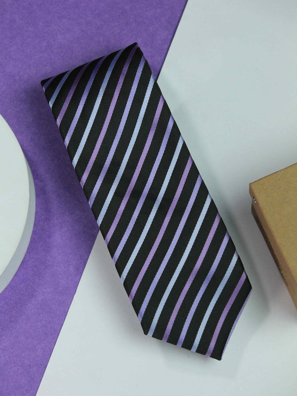 Multicolor Stripe Woven Necktie - TOSSIDO
