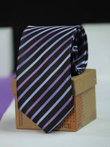 Multicolor Stripe Woven Necktie - TOSSIDO