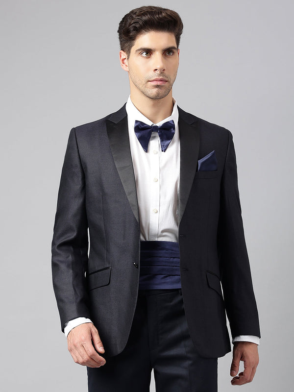 Navy Blue Cummerbund Set - TOSSIDO
