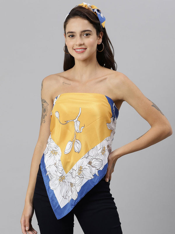 Pastoral Scarf & Bag Scarf Set - TOSSIDO