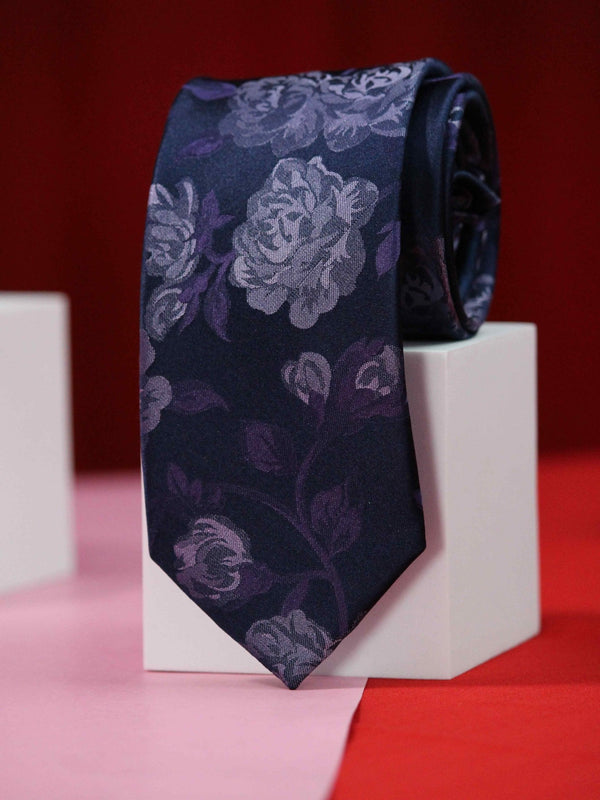 People Floral Handmade Silk Necktie - TOSSIDO