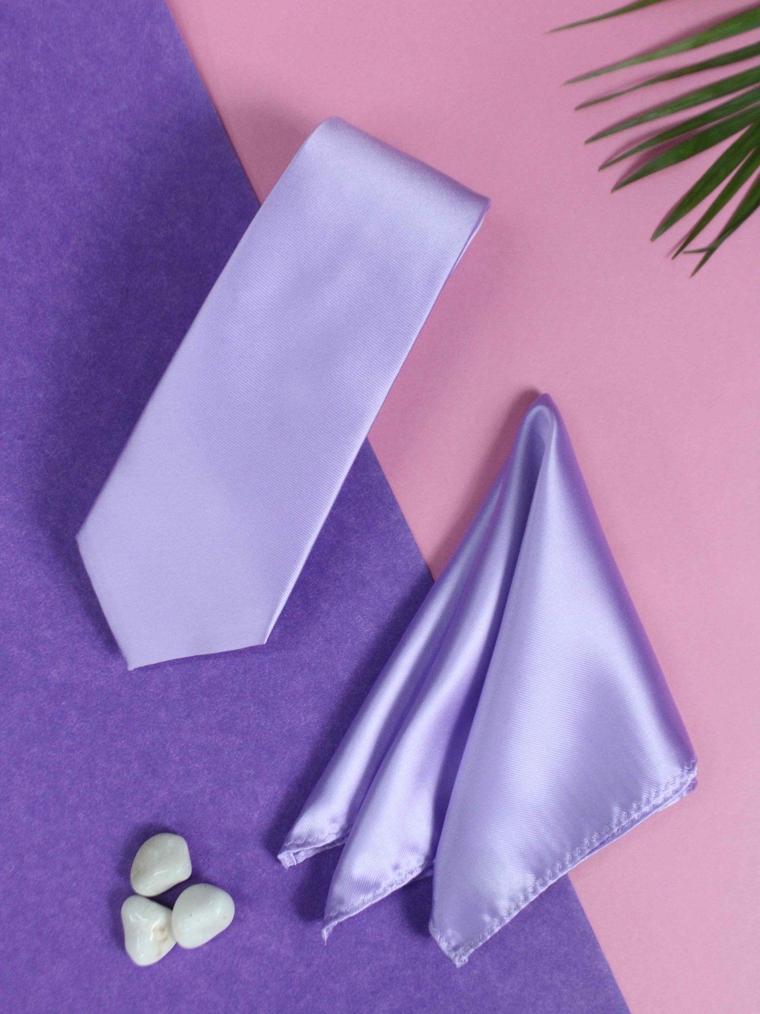 Periwinkle Necktie & Pocket Square