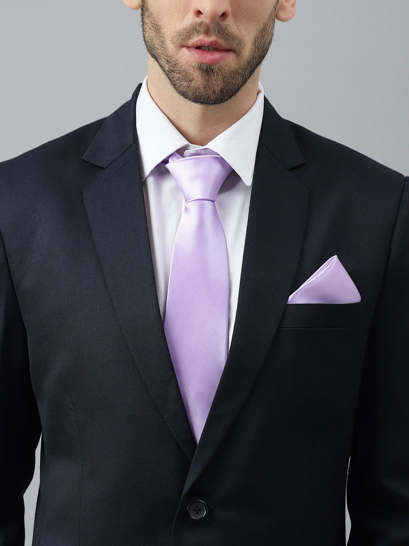 Periwinkle Necktie & Pocket Square - TOSSIDO