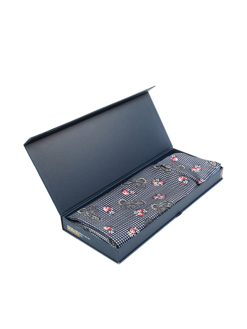 Pied Stole & Pocket Square Set - TOSSIDO