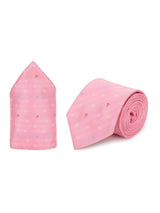 Pink Anchor Necktie & Pocket Square Giftset - TOSSIDO
