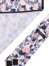 Pink Floral Printed Necktie & Pocket Square Gift Set - TOSSIDO