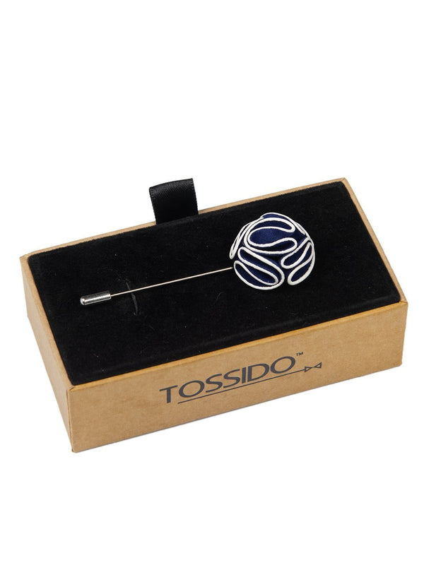 Poise Blue Lapel Pin - TOSSIDO