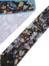 Printed Floral Necktie & Pocket Square Giftset - TOSSIDO