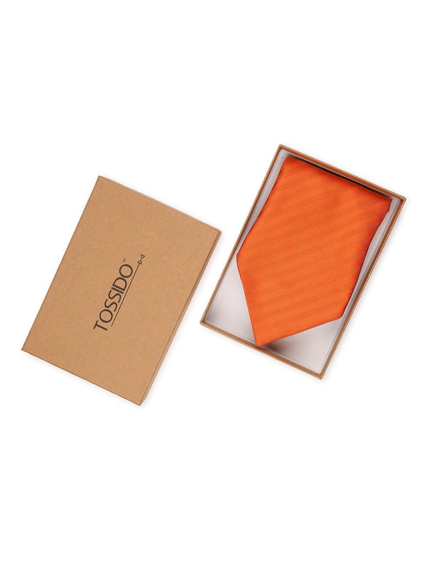 Pumpkin Cravat & Pocket square - TOSSIDO
