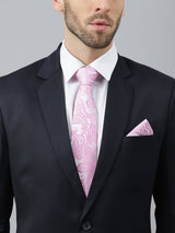 Purple Paisley Necktie & Pocket Square Giftset - TOSSIDO