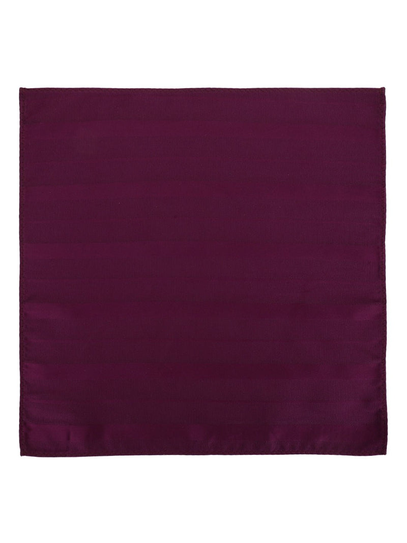 Purple Striped Necktie & Pocket Square Giftset - TOSSIDO