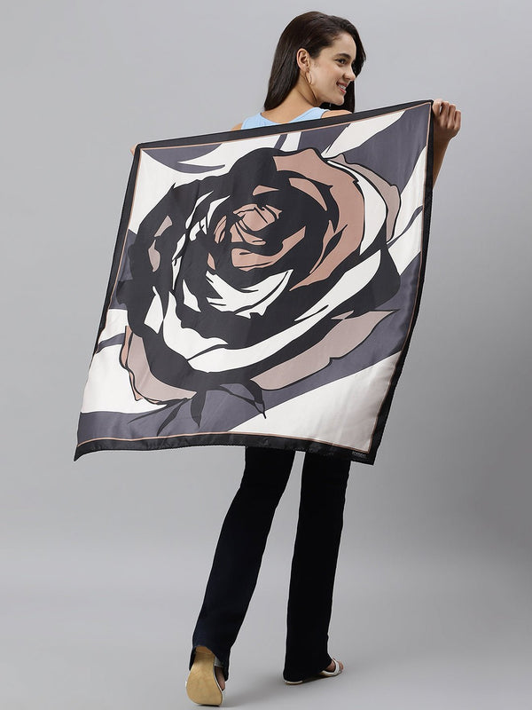 Rosette Scarf & Bag Scarf Set - TOSSIDO