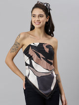 Rosette Scarf & Bag Scarf Set - TOSSIDO