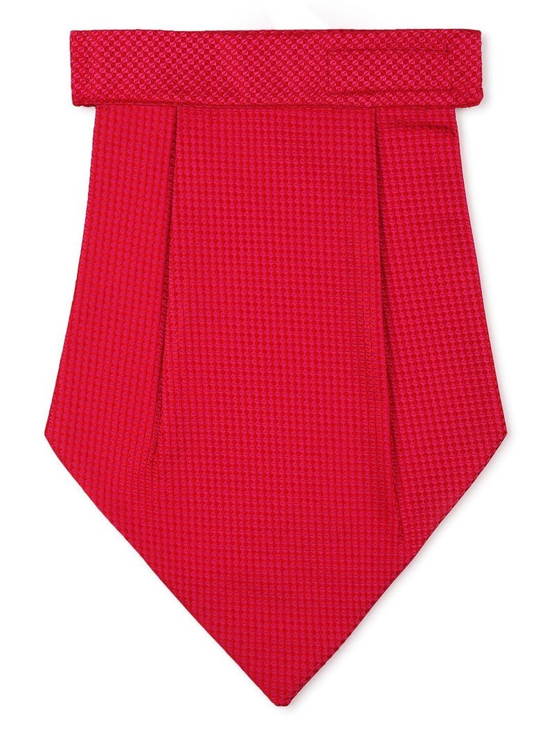 Ruby Plain Cravat & Pocket square - TOSSIDO