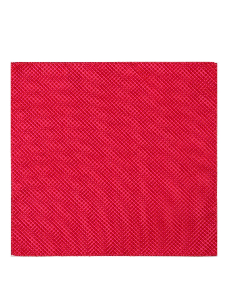 Ruby Plain Cravat & Pocket square - TOSSIDO