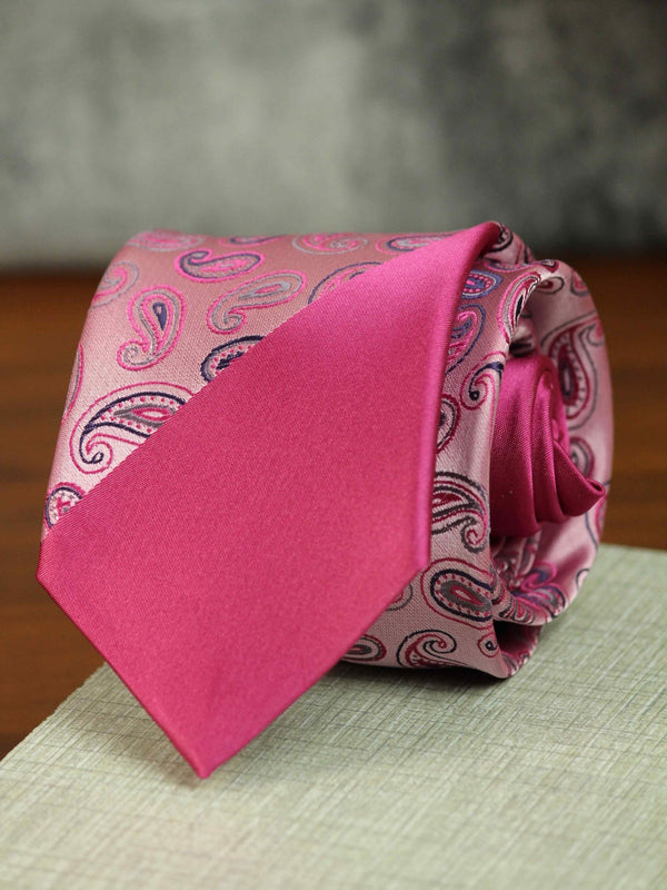 SALMON LEAF NECKTIE - TOSSIDO